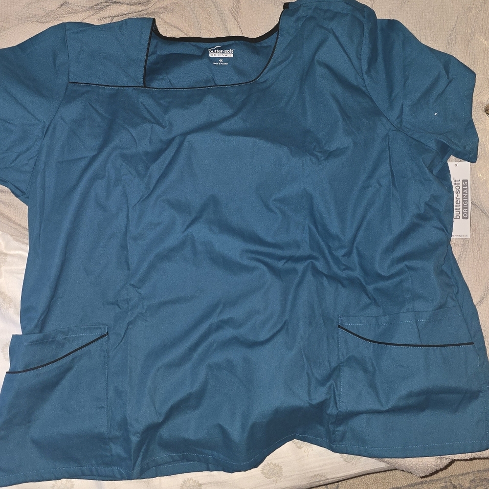 Butter Soft Scrub Top